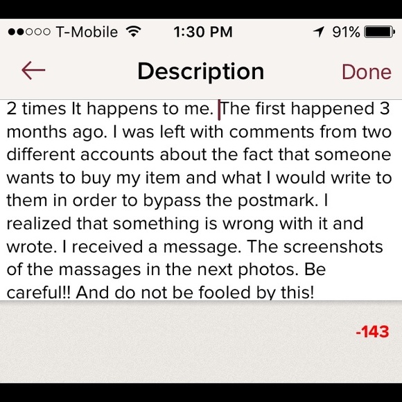 ⚠️ WARNING!! SCAM!!!!! - Picture 1 of 7